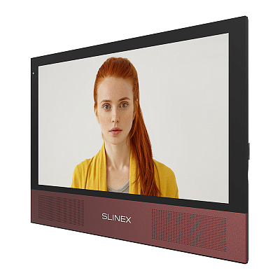 картинка Slinex Sonik-10  цвет черный. 10" AHD Домофон с сенсорным экраном, динамиками и сменными панелями от компании Intant